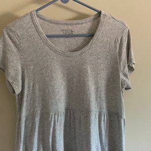 Grey baby doll dress